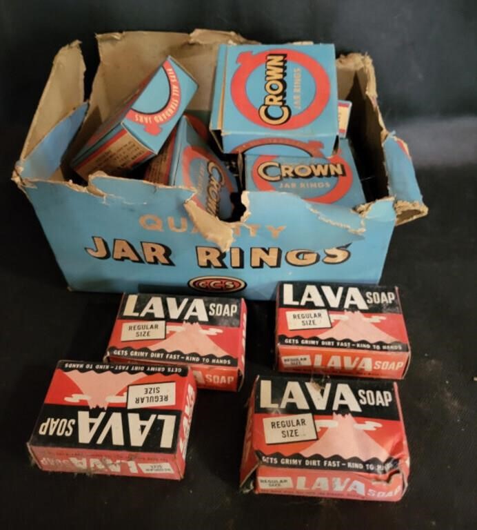 VTG Crown Jar Seals & Lava Soap