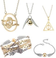 5PCS Harry Potter Necklace Set