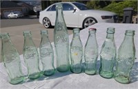 Vintage Green Coca-Cola Bottles