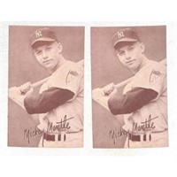 (10) Mickey Mantle Reprint Exhibit Cards