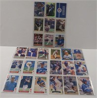 27x Toronto Blue Jays Cards Inserts Schedules Rc +