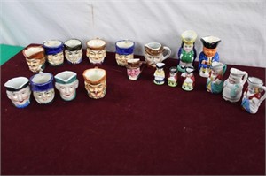 Miniature Toby Mug Collection