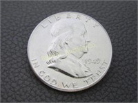 Franklin 1949 Silver Half Dollar