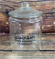 Large 10x9 Stinson glass Candy Jar with lid