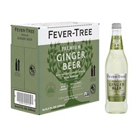 Fever Tree Ginger Beer - 500 ML - Pack of 8