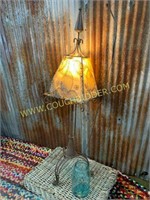 unique rod iron lamp