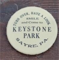 Celluloid keystone Park Sayre PA mirror - amazing