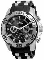 Invicta Men's Pro Diver Black SS Case Swiss Watch