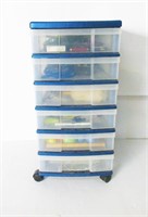 6 Drawer Storage w / Office Supplies