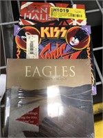 LOT OF 3 Rock CDs Kiss Van Halen Eagles