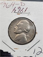 Better Grade 1964-D Jefferson Nickel