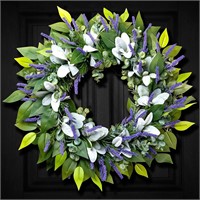 Wreatheewe Lavender Wreaths 20"