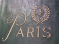 Paris Wall Decor Mirror & Rack