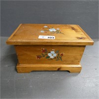 Miniature Paint Decorated Blanket Chest