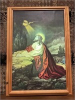 Helmscene of "Jesus in the Garden of Gethsemane"