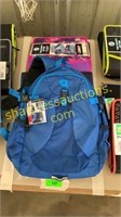 Geckobrands backpack, 2 fivestar binders, 1 case