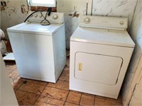 WHIRLPOOL WASHER AND DRYER, UNKNOWN CONDITION