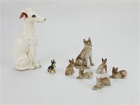 Porcelain Dog Figurines