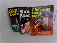 Black Powder, Rifle, Sholting Books, Lot of 3