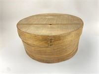 Vintage Banded Wood Cheese Box