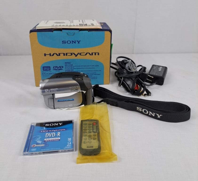Sony Handycam camcorder with all accessories