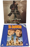 El Dorado & Wyatt Earp Laserdiscs John Wayne