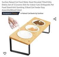 MSRP $28 Raised Pet Bowls