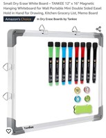 MSRP $20 Dry Erase White Boards