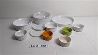 CORNING WARE BOWLS AND CUPS