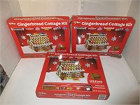 3 New Gingerbread House Kits