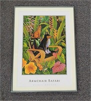 Framed Print  Monte Dolack - Armchair Safari