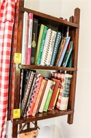 Two Shelfs of Cookbooks (Shelf NOT Included)