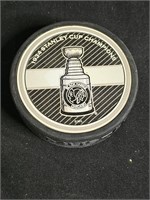 NHL Hockey Puck Chicago Blackhawks 1934 Stanley