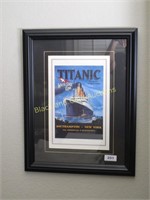 14 X 18 Framed Titanic Print