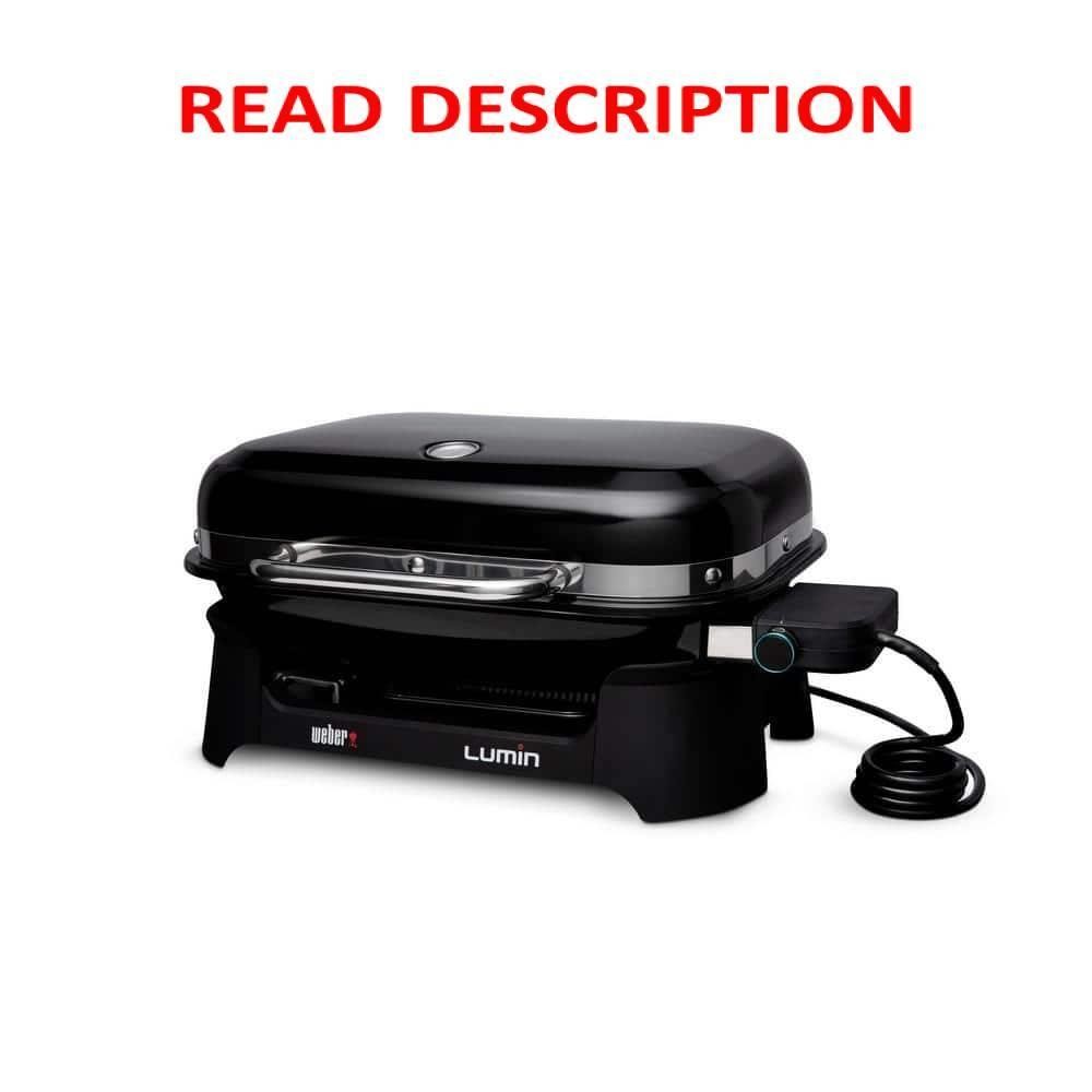 Lumin Portable Electric Grill in Black