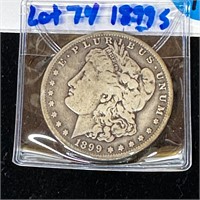 1899 - S  Morgan Silver $ Coin