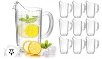 $23 Mifoci 6 Pack 48oz Acrylic Pitcher Carafe