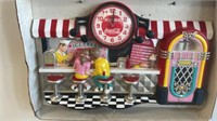 Coca Cola Plastic Diner Wall Clock