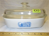 Corning Browning Skillet dish w/ Pyrex Lid