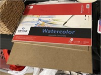 Watercolor art book & frames.