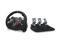 LOGITECH G29 DRIVING FORCE RACING WHEEL AND