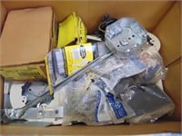 Box of electrical and hardware