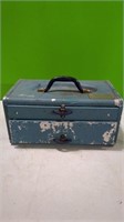 Vintage 1957 Kennedy 2 drawer Tool Chest, with