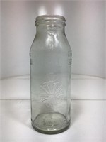 Early Shell Embossed Quart Bottle