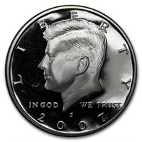 2007-s Silver Kennedy Half Dollar