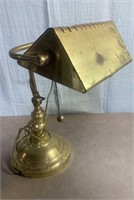 TESTED MCM Brass Table Lamp