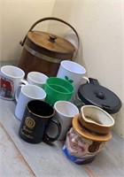 Coffee Mug Cup Deinkware Lot Carafe Ice Bucket