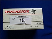 100ct WInchester .45 Auto  230gr FMJ