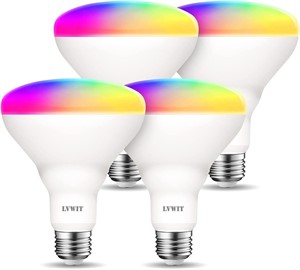 NEW $60 4PK Smart RGB Light Bulbs