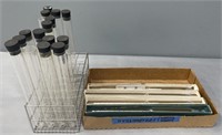 Hygrometers & Pyrex Test Tubes Scientific Lot